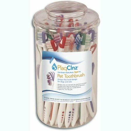 SMART PRACTICE PlaqClnz Pet Toothbrushes Container, Personalized, 144PK 24843P